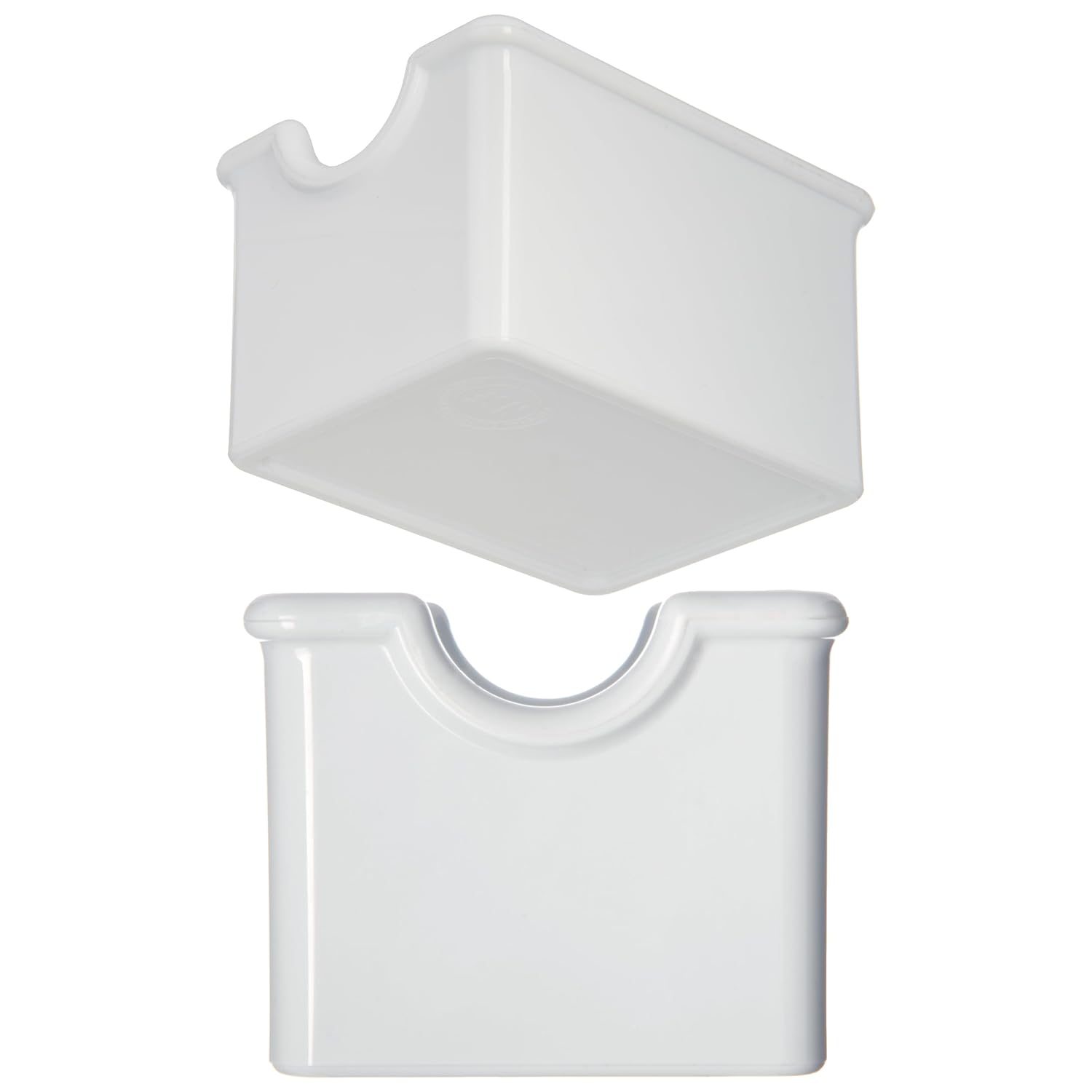 Carlisle FoodService Products 455002 Styrene Sugar Caddy, White(Pack of 24)