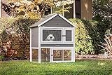 New Age Pet ECOFLEX® Huntington Outdoor Townhouse Rabbit Hutch