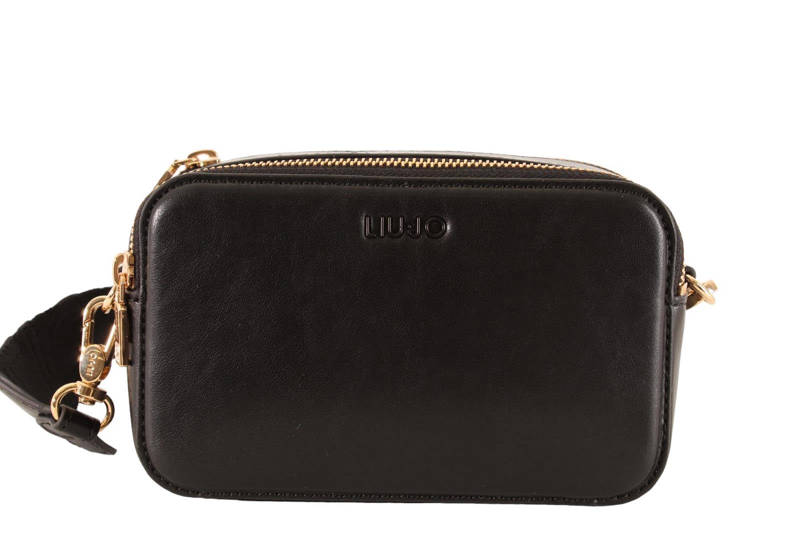 LIU JO Borsa a tracolla comoda e pratica. Dispone di due ampi scomparti separati con chiusura zip, pratiche tasche interne e taschino sul retro. Presenta tracolla doppia, logata, removibile e regolabi