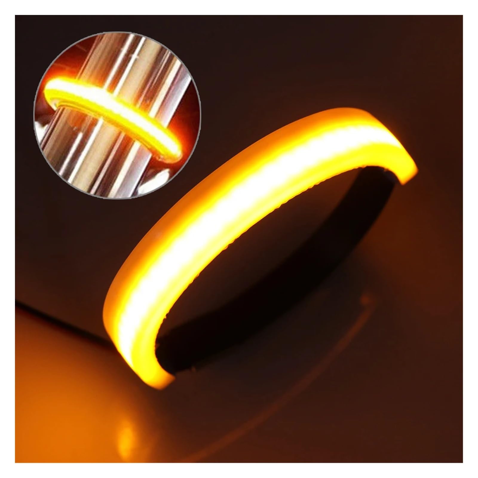 Striscia LED SMD Con Indicatore Di Direzione A Forcella Dall'aspetto Pulito Per Accessori Per Motociclette Luce Integrata Per Motocicletta Indicatoris delle parti