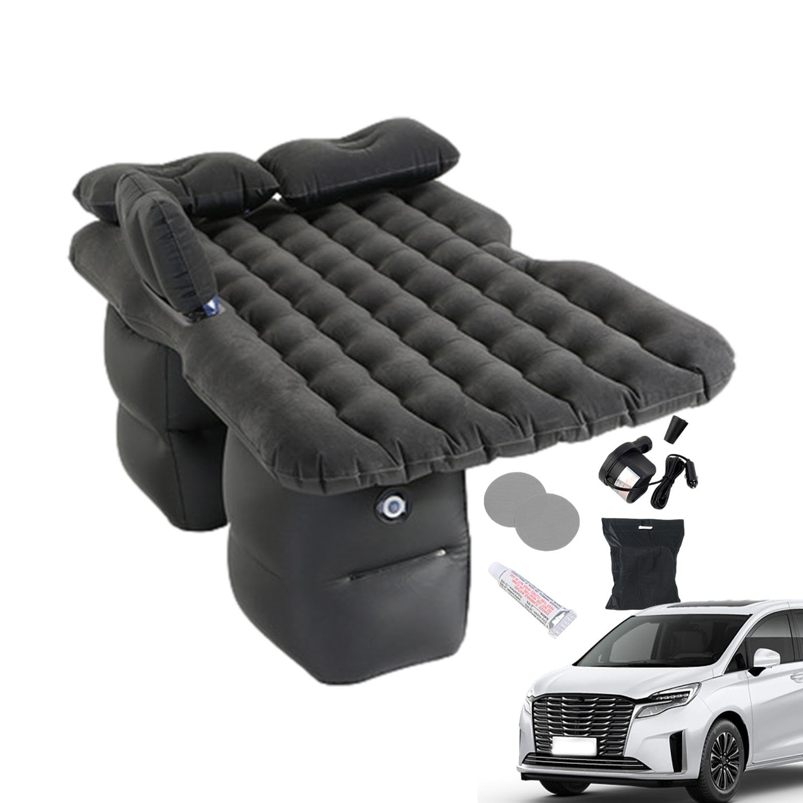 Amazon.co.jp: 車用エアマットレス後部座席,インフレータブル