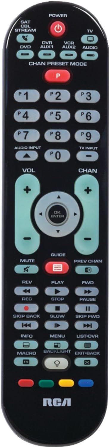 RCA RCRPS06GR 6 Device Universal Remote