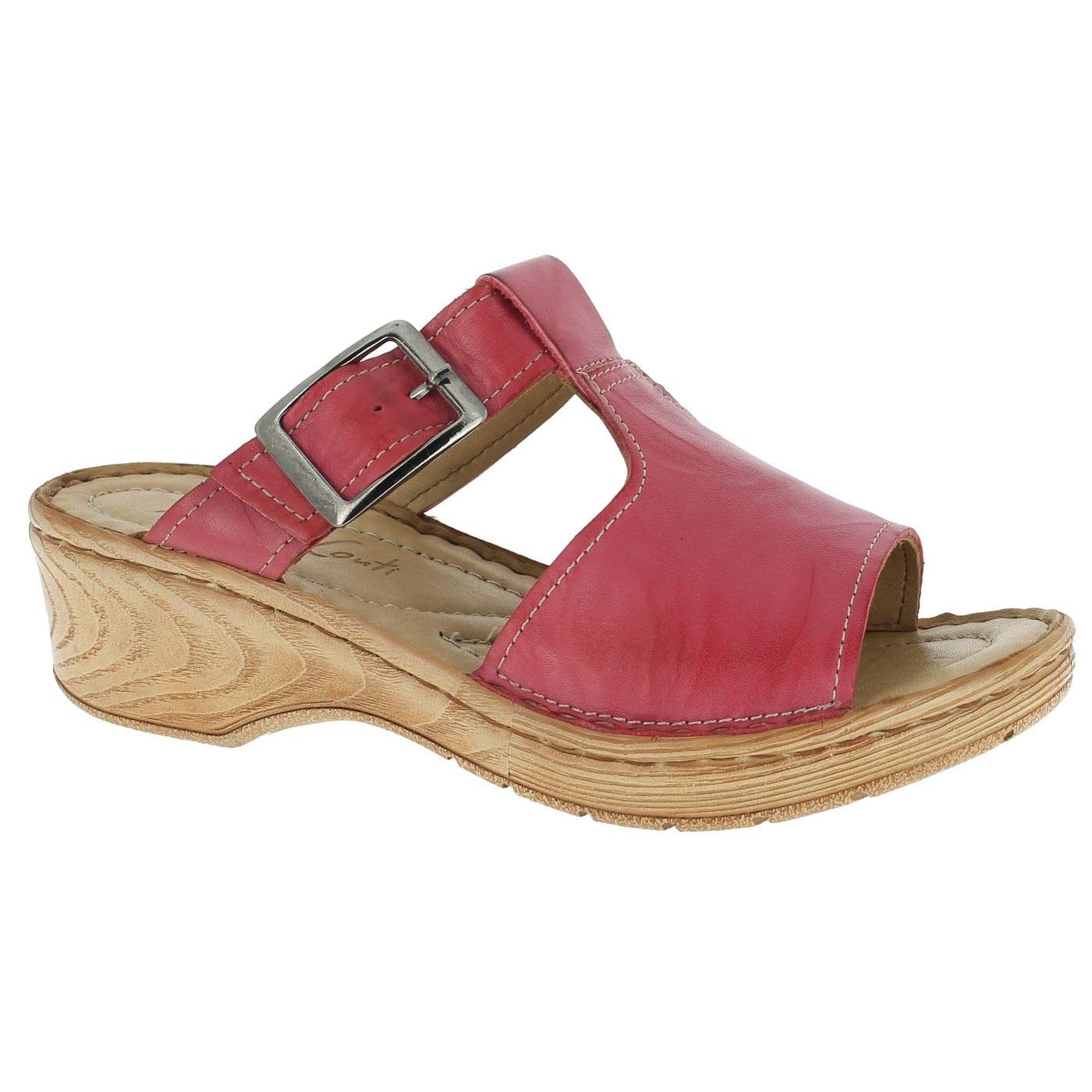 Andrea Conti Women's Sandals, coral, 8.5 UK