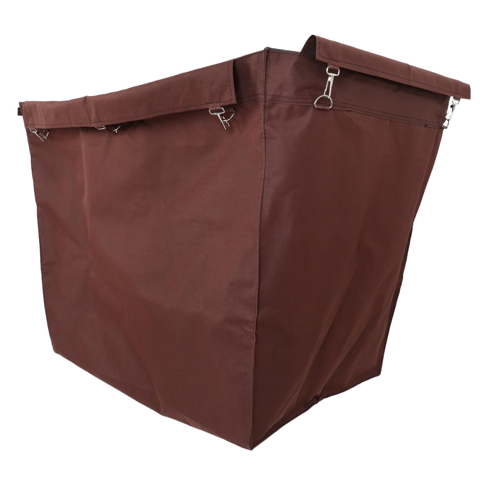 Bolsa de Repuesto para Guardar la Ropa Sucia Oxford Marrón, Gran Capacidad