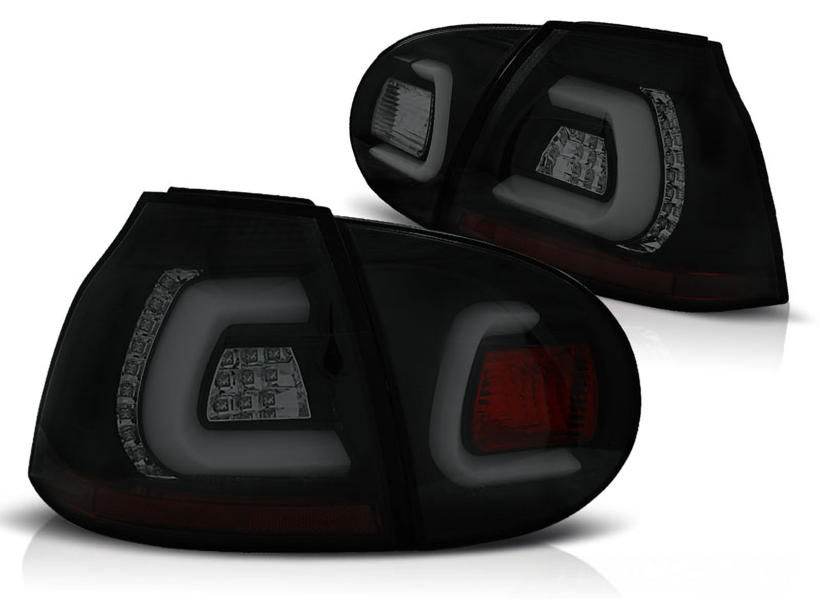 LED LightBar Rückleuchten in schwarz smoke für VW Golf 5 V 10.2003-2009