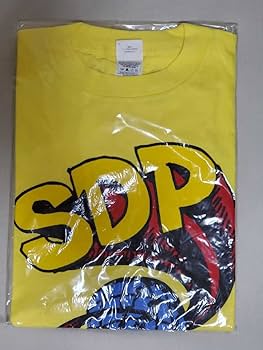 Amazon.co.jp: スチャダラパー SDPロゴ Tシャツ Mサイズ 黄色