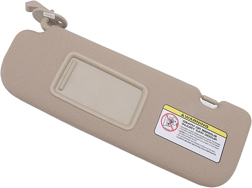 Miniatura 9 de Aramox Parasol para automóvil, parasol para automóvil 852103X000TX, color beige, repuesto para Hyundai Elantra 2011-2015 (izquierda)