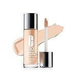 Clinique Beyond Perfecting Lightweight Liquid Foundation + Concealer For Dry Combination to Oily Skin Types | Full Coverage + Natural Matte Finish, Linen, 1 Fl Oz