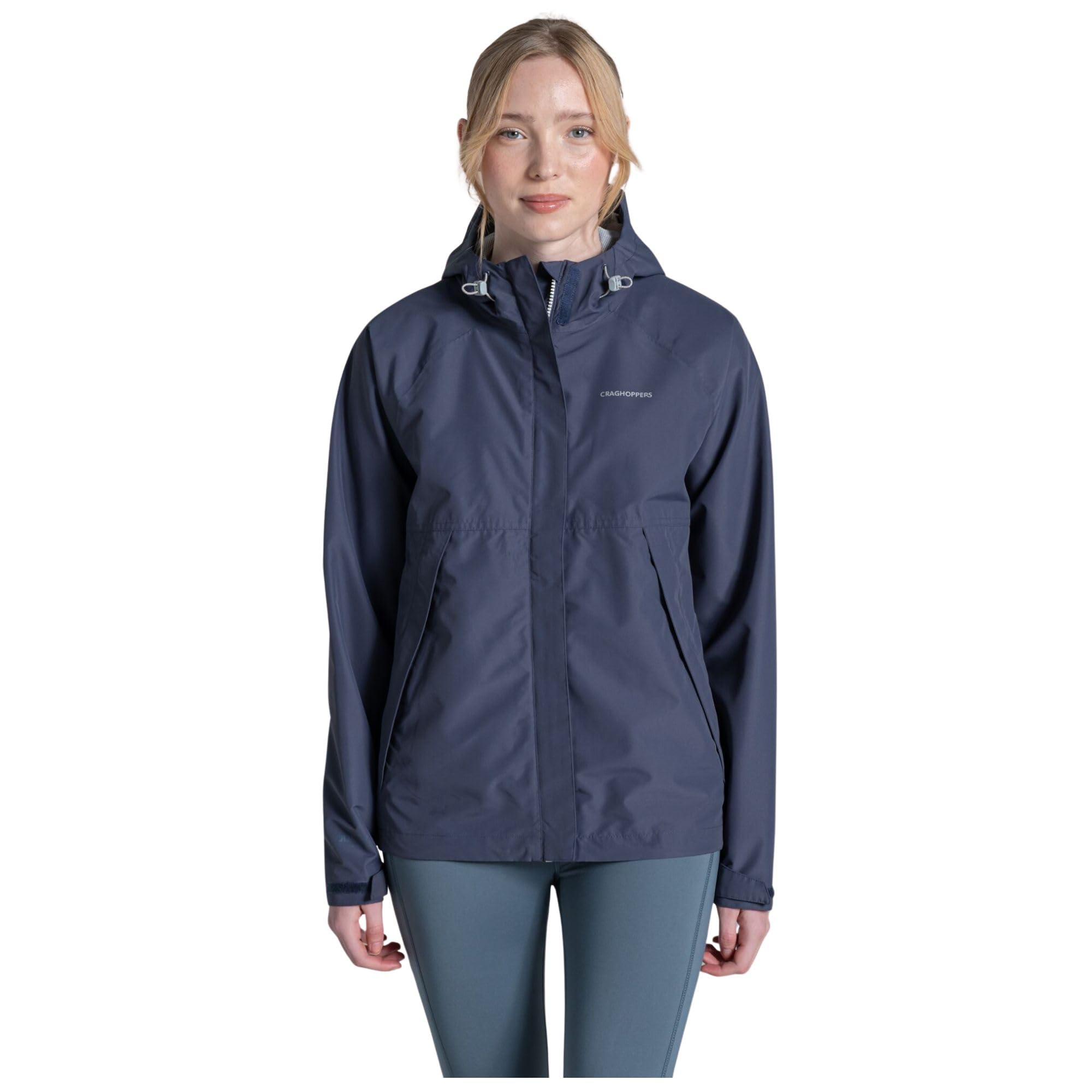 Craghoppers Women's Waterproof Ossus Jacket - Blue Size 18