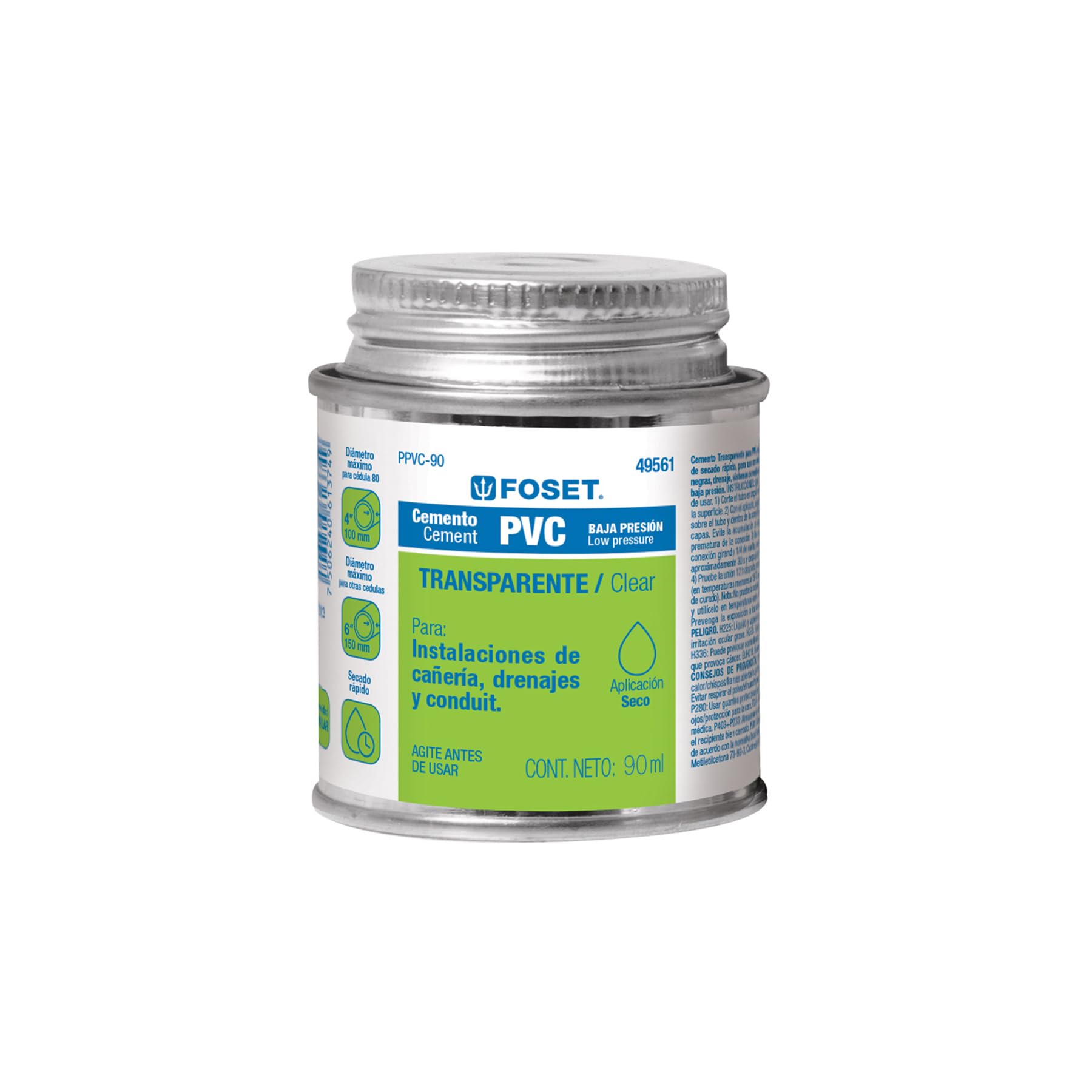 PVC cement, canister 90 ml