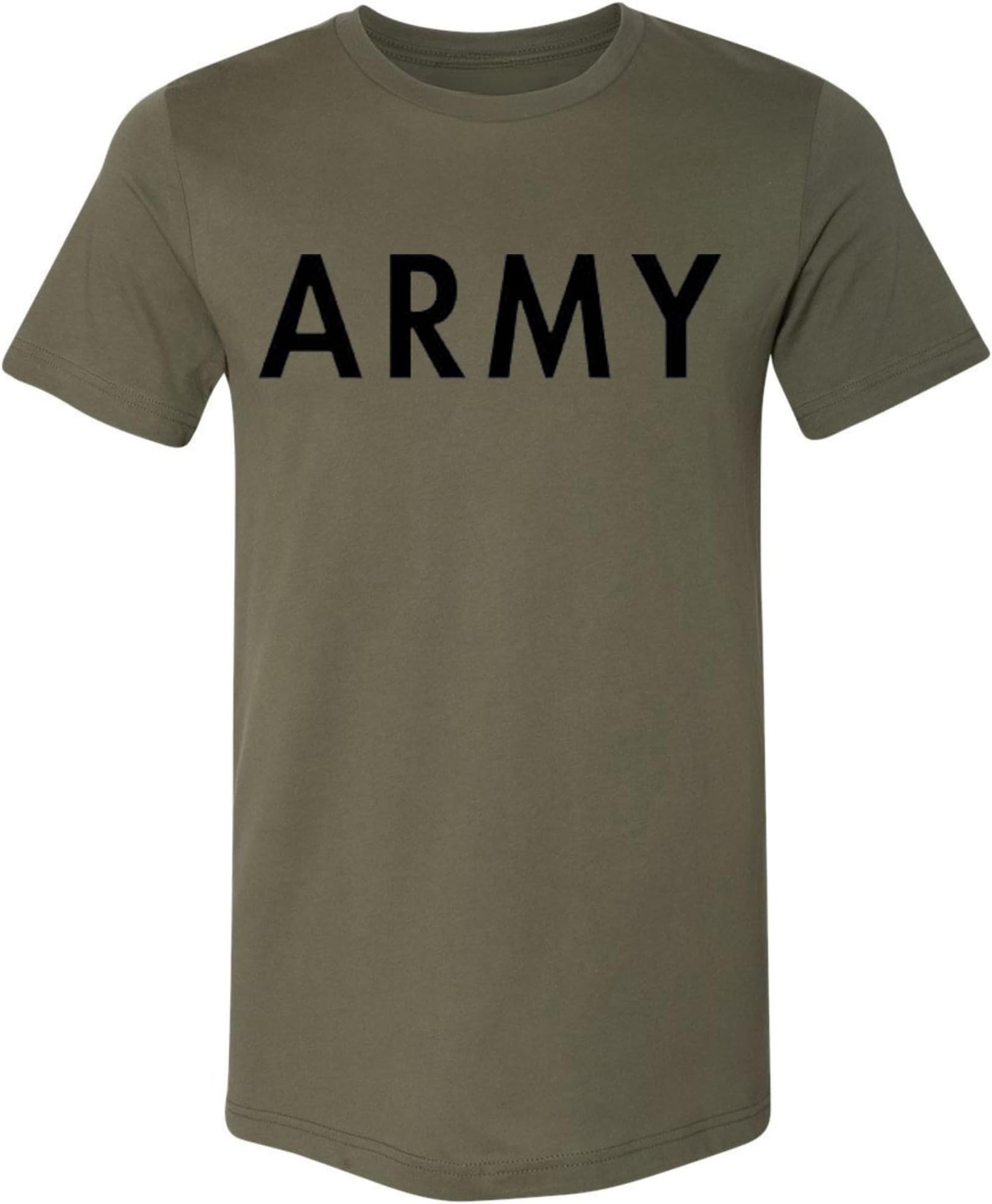 Men's Army PT Style T-Shirt | U.S. Army Military Physical Training Infantry Exercise Workout Gear Shirt