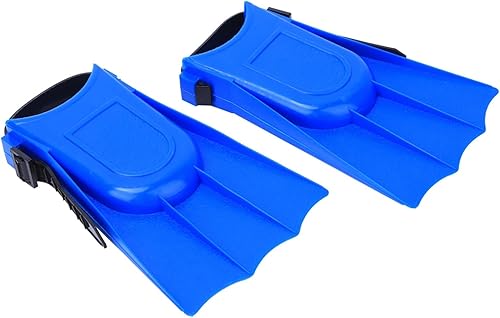 Miniatura 2 de Aletas cortas de esnórquel para hombres y mujeres, aletas de buceo ligeras para esnórquel y natación, ajuste ajustable, ideales para exploración de