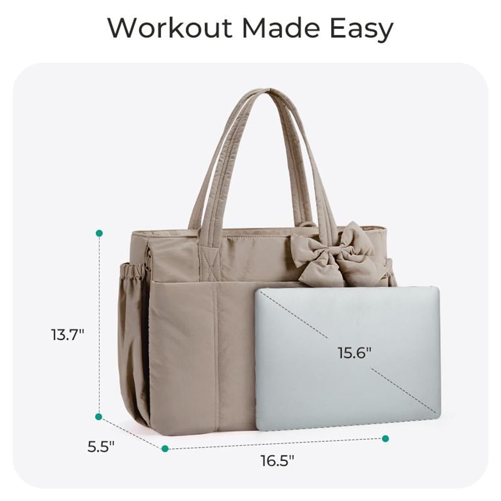 Bolso De Mano para Mujer, Diseño De Lazo En Relieve Ligero, Gran Capacidad De Almacenamiento De 23l, Adecuado para Desplazamientos Y Viajes En Múltiples Escenarios (Pink)