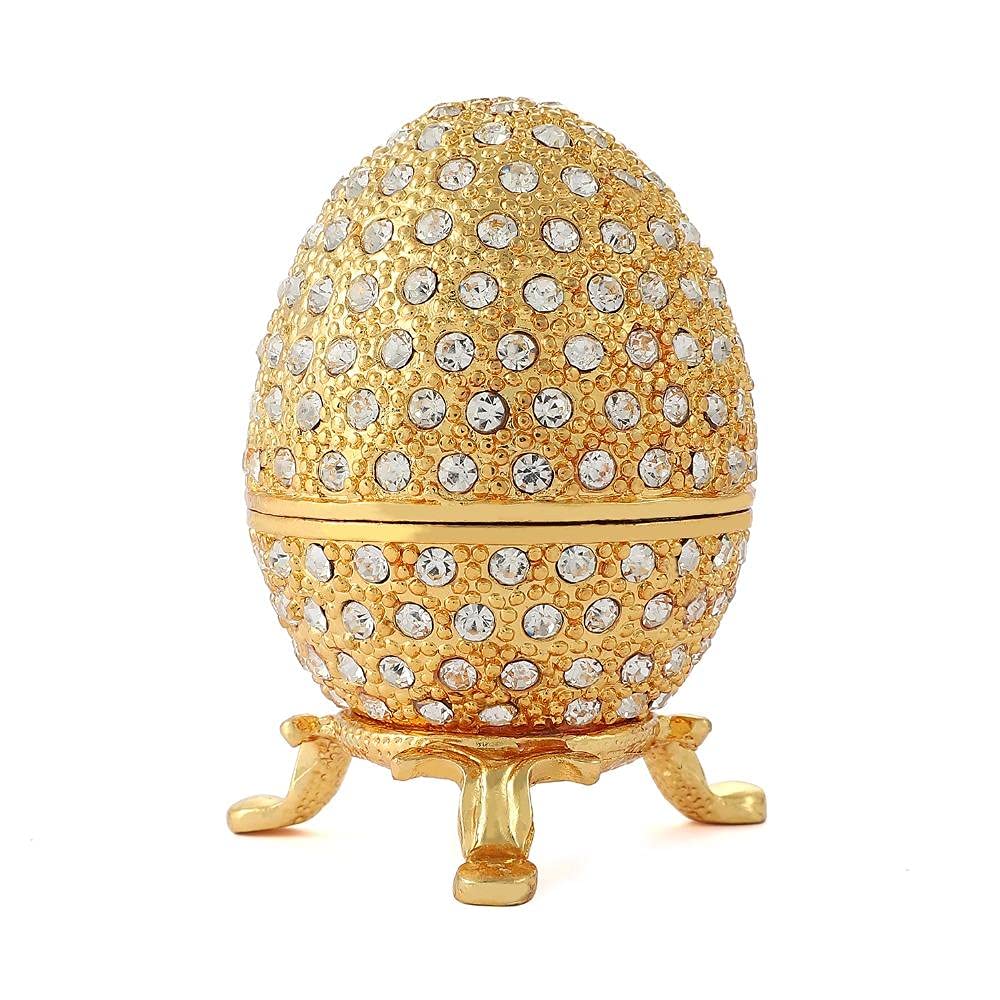 Amazon.com: XGPK Metal Exquisite Gold Faberge Egg for Home