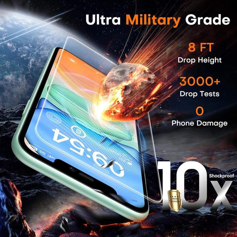 Image of OHAYO Military Strength Tempered Glass Screen Protector Compatible with iPhone 11 /XR | 9H+ Hardness, Strong Protection, Full Screen Edge-to-Edge Cover, Scratch Resistant, Bubble-Free Install, Ultra HD Clarity