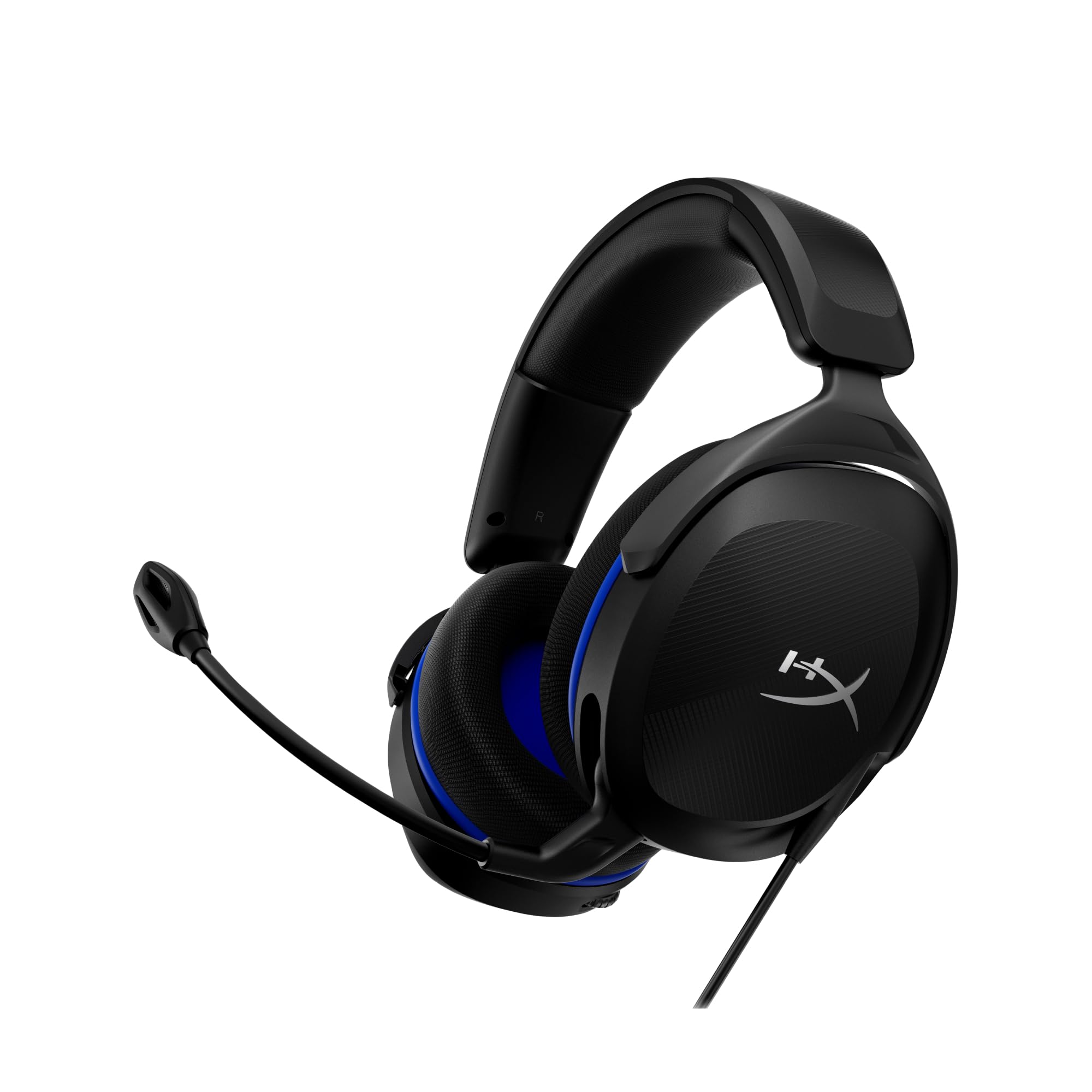 HyperX Cloud Stinger 2 Core, Cascos gaming para Playstation, Drivers de 40 mm y Audio Envolvente, 3.5 mm, Micrófono Plegable con cancelación de ruido - Negro