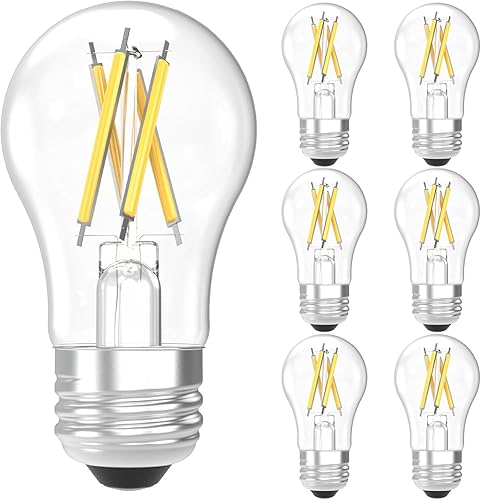 Sunco - Paquete de 2 bombillas LED A15 regulables para electrodomésticos de refrigerador, equivalente a 8 W 60 W 4000 K blanco frío, 800 LM, base