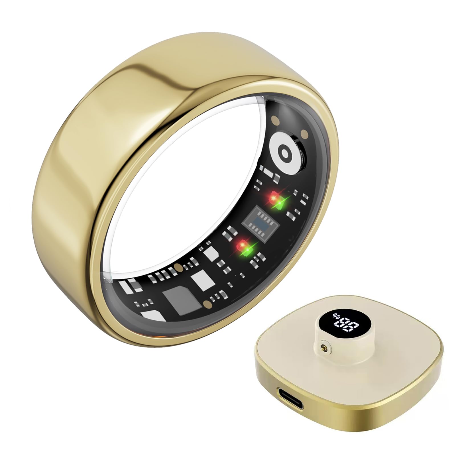 findtime Bague intelligente pour homme et femme