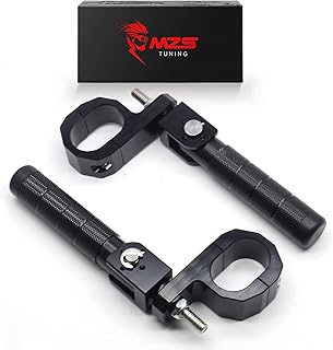 MZS CNC Black Folding Passenger Foot Pegs for Honda CT125 Trail 125 Hunter Cub (2021-2024)
