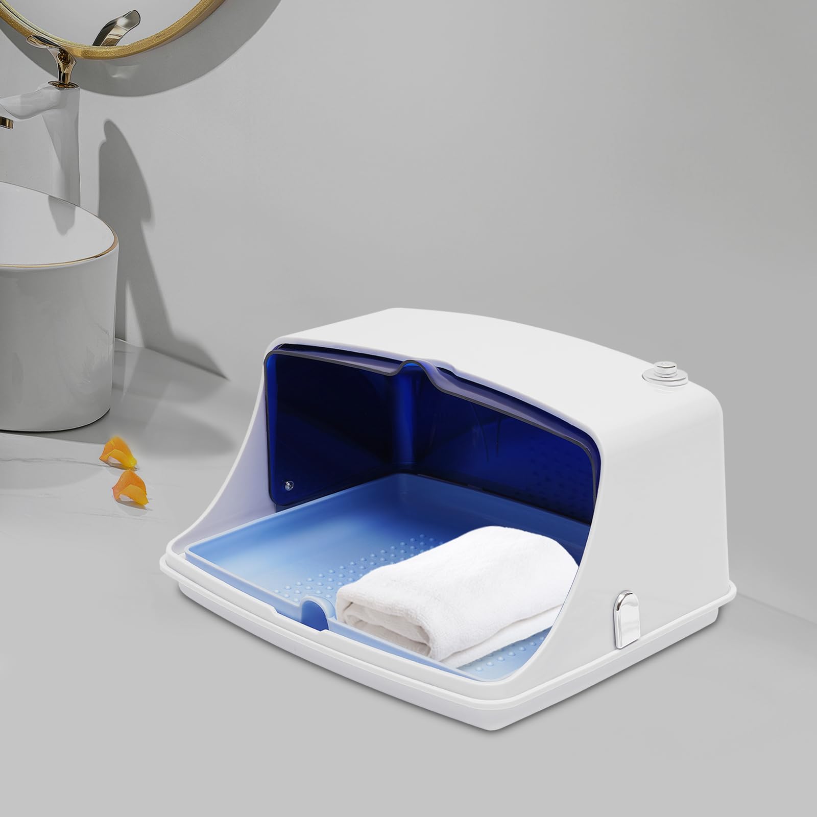 Scatola di disinfezione UV professionale per unghie, sterilizzatore, 29 x 22 x 17 cm, sterilizzazione a LED ultravioletti, sterilizzatore per unghie, salone di manicure