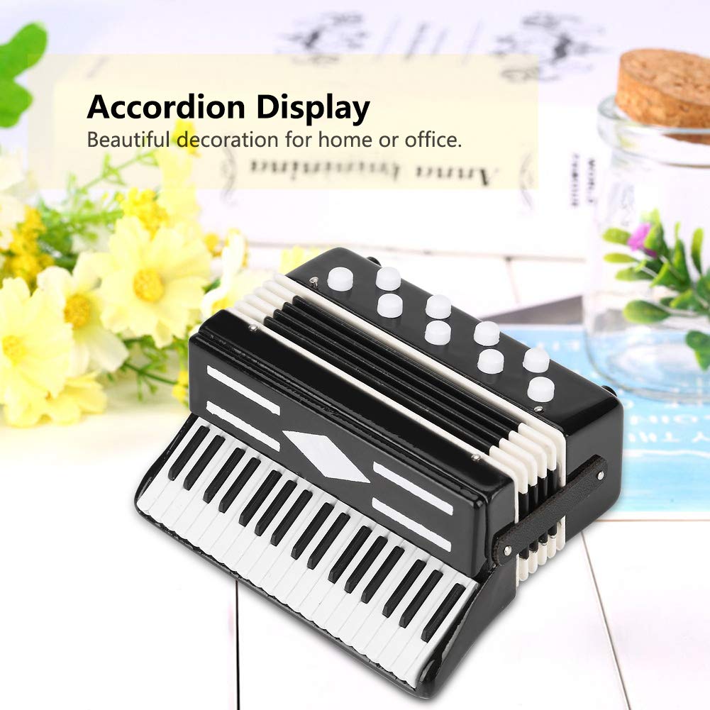 SKY Accordion Mexican Flag Pattern 7 Button plus 2 Bass Music Instrument Easy to Play