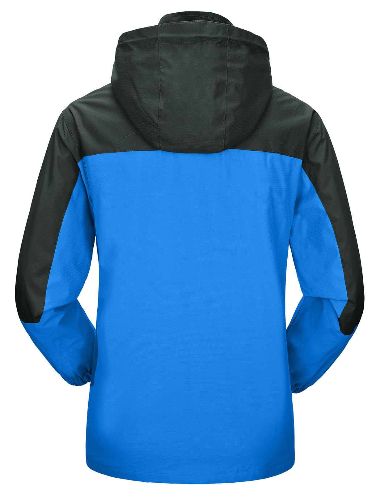 donhobo Damen Wanderjacke Regen Jacke Outdoor Funktionsjacke Freizeitjacke Winddichte Softshell Jacke Übergangsjacke mit Kapuze Blau M