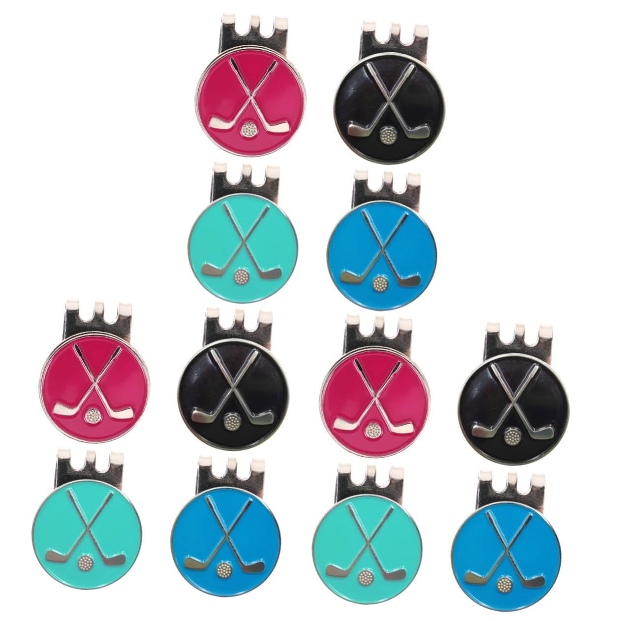 Milisten Fermaglio Magnetico per Cappello Clip del Cappello Pennarello per Pallina da Golf Pennarello da Golf Resistente all'Usura Pennarello Cappello