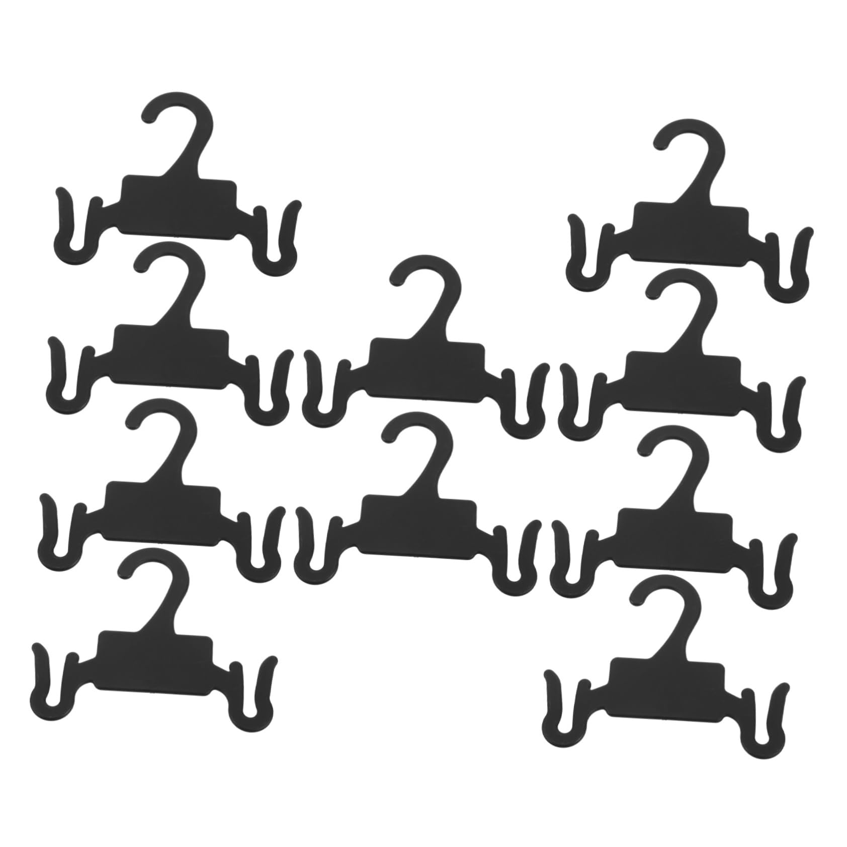 Zerodeko 10Pcs Shoe Drying Hooks for Slippers Sandals Cotton Shoes Multi Functional Storage for Homes Supermarkets Retail Displays Easy Installation Space Efficient