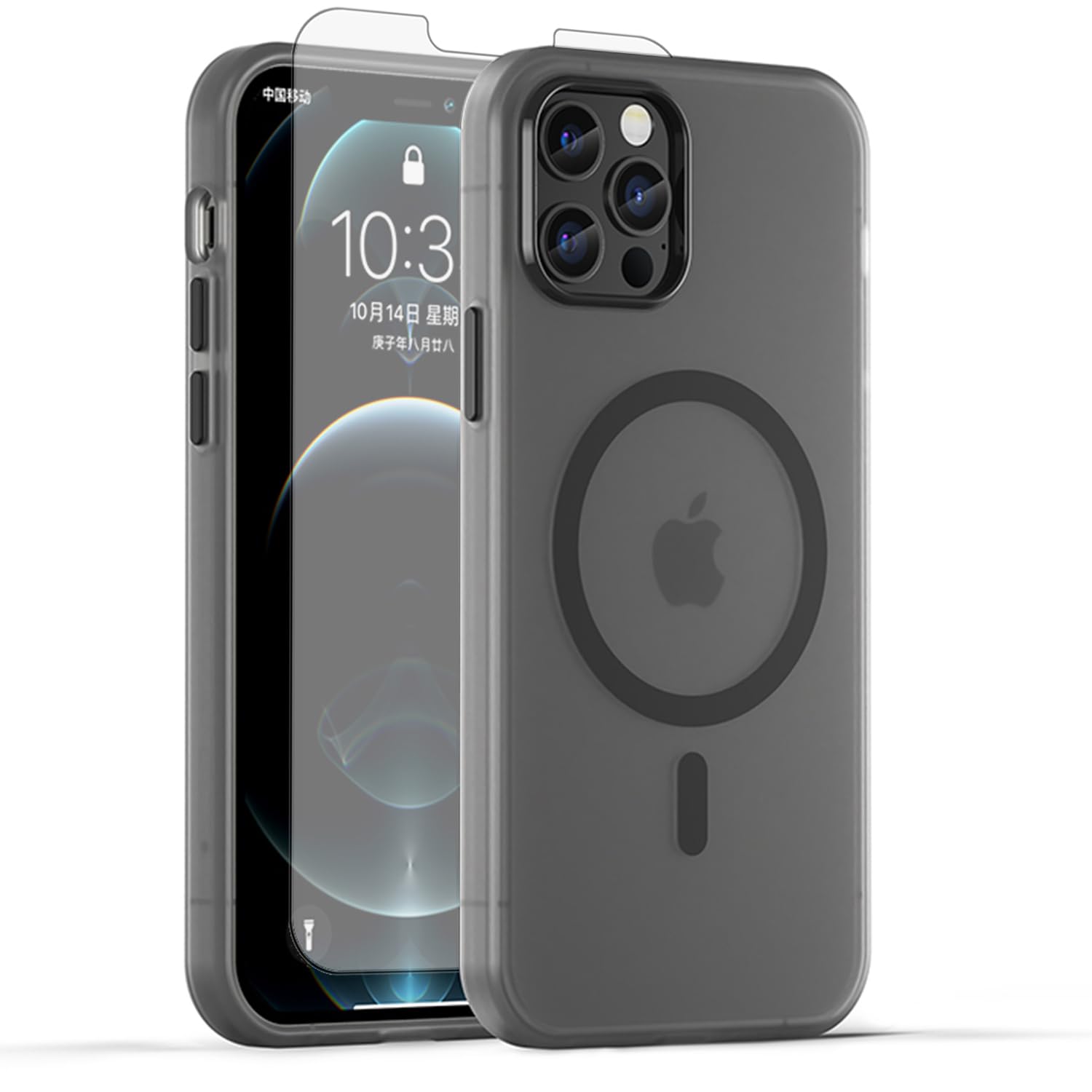 Coque iPhone 12 Pro compatible Magsafe protection antichoc mat - 8