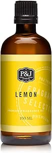 P&amp;J Trading Fragrance Oil | Lemon Oil 100ml - Candle Scents for Candle Making, Freshie Scents, Soap Making Supplies, Diffuser Oil Scents