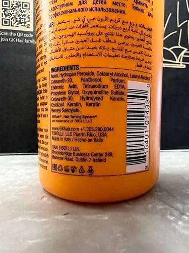 Miniatura 3 de Global Keratin GK HAIR Professional Hair Creme 40 Volume Developer 33.8 Fl Oz for Hair Coloring Bleach - High-Performance Long Lasting