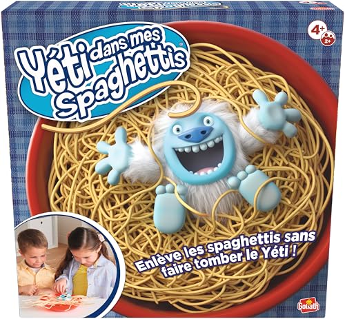 Goliath - YÉTI dans Mes Spaghettis - Jeu de Société d’Adresse Amusant pour Famille & Enfants dès 4 Ans - Ne Faites Pas Tomber Le Yéti - 2+ Joueurs - Idée Cadeau Originale - Version Française Goliath - YÉTI dans Mes Spaghettis - Jeu de Société d’Adresse Amusant pour Famille & Enfants dès 4 Ans - Ne Faites Pas Tomber Le Yéti - 2+ Joueurs - Idée Cadeau Originale - Version Française