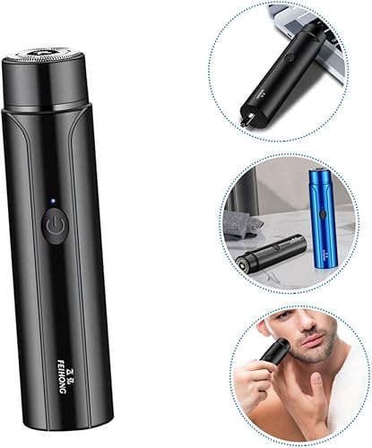 Miniatura 7 de 2 juegos de afeitadora eléctrica, mini afeitadora portátil para hombres, maquina de afeitar para hombre, máquinas de afeitar para hombres,