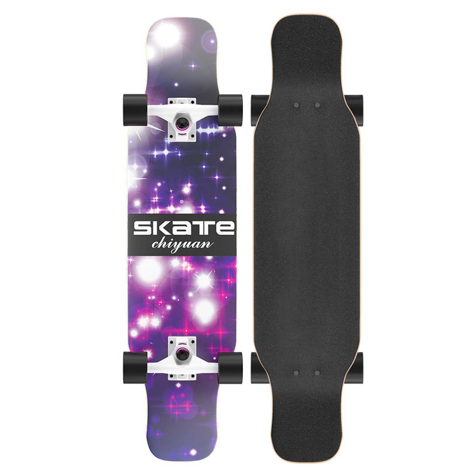 Skateboards for Beginners 7 Layer Maple Deck Complete Double Kick Skate Board for Kids Youth Teens Adults 31