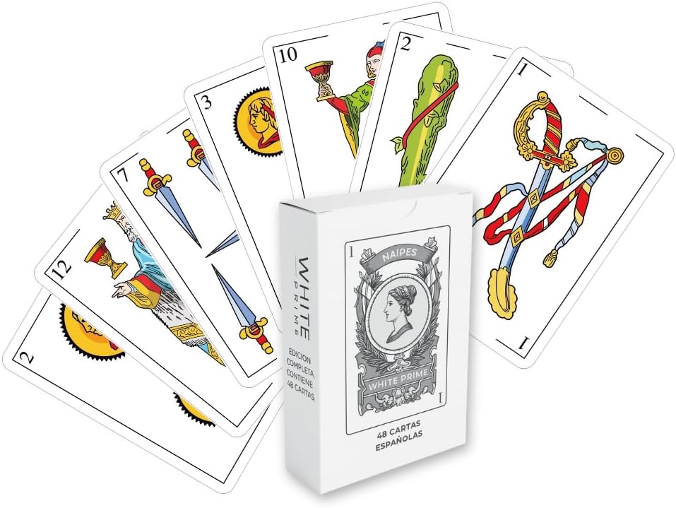 Spanish Playing Cards – Classic Baraja Española Deck for Truco, Chinchón, Escoba, Mus, Brisca, Tute & More | Premium Quality Cards | Made for Family & Friends Game Nights
