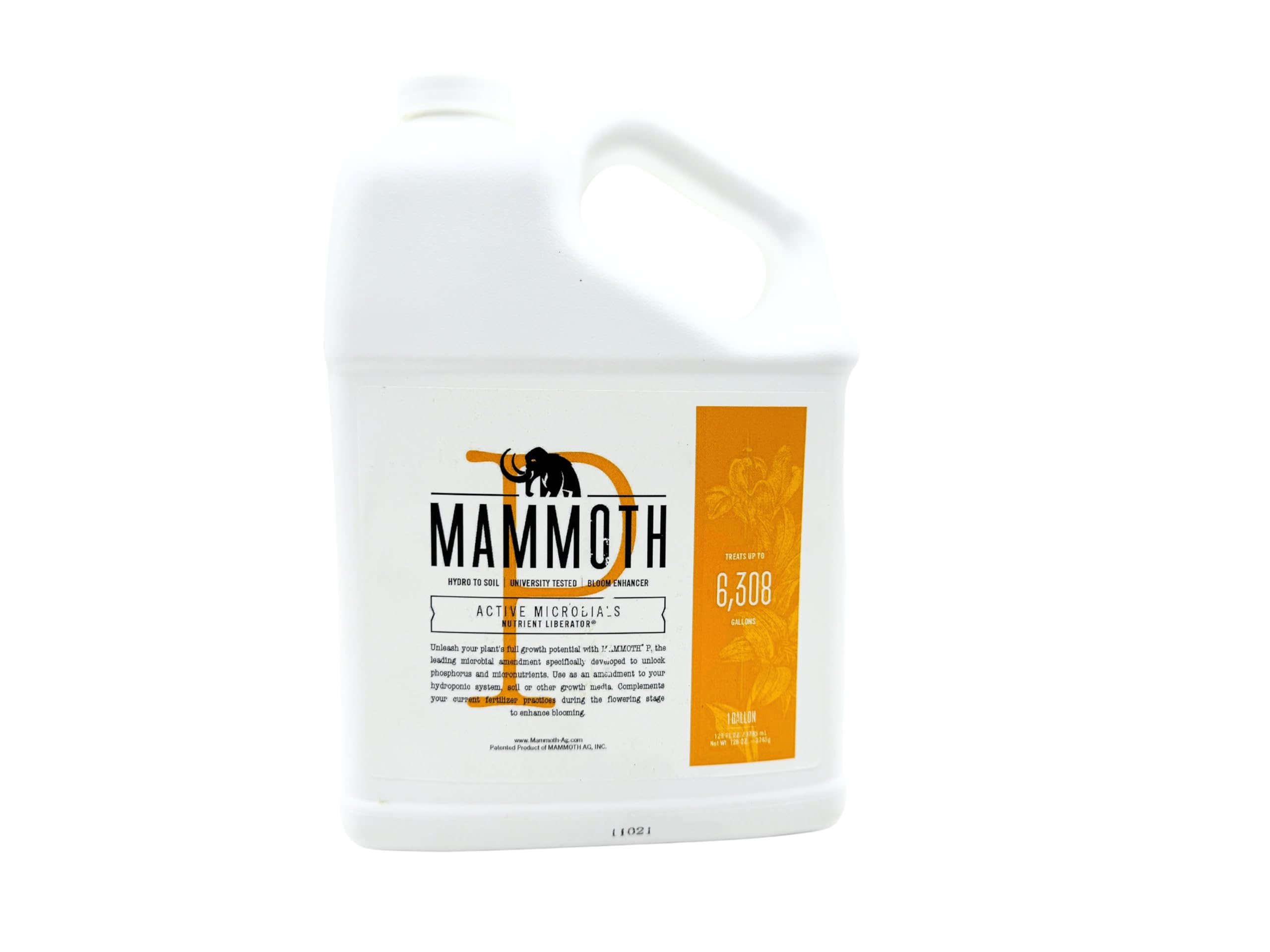 P Organic Fertilizer Microbial Inoculants 16% Increase in Yield Maximize Phosphorous and Enhance Plant Health Nutrient Supplement Proven to Grow Bigger Yields - 1 Gallon/4 Liter