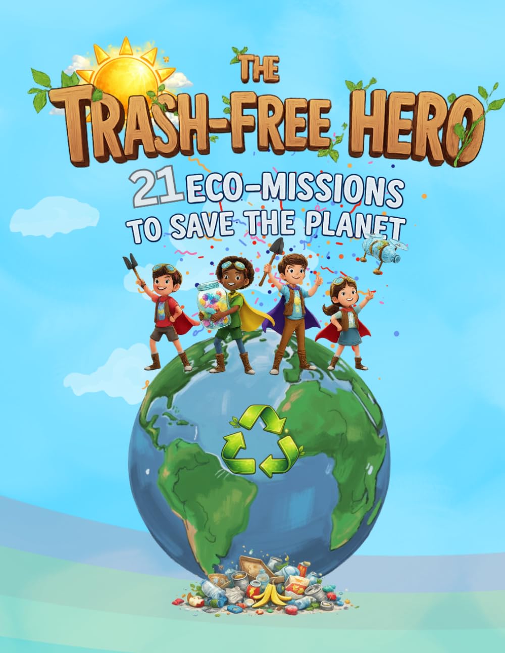 The Trash-Free Hero: 21 Eco-Missions to Save the Planet: A Fun Zero-Waste Activity Book for Kids (Ages 6-12)