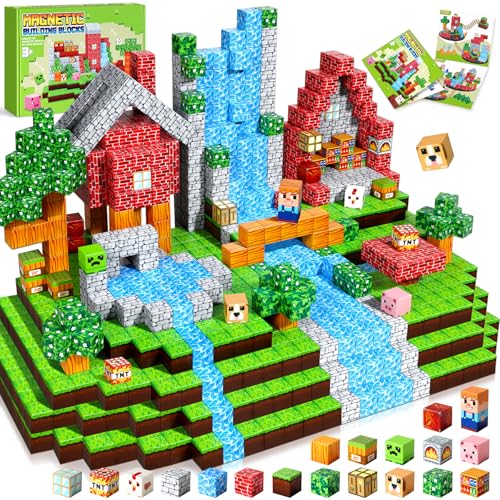 COOLJOYA Magnetische Bausteine, Magnetbausteine Magnetspielzeug Magneten...