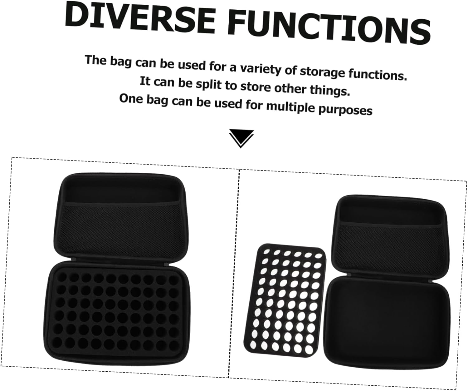 Didiseaon Essential Oil Bottle Organizer Bag Essential Oils Pack Case Protective Storage Pouch