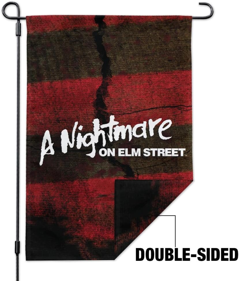A Nightmare on Elm Street Logo Garden Yard Flag