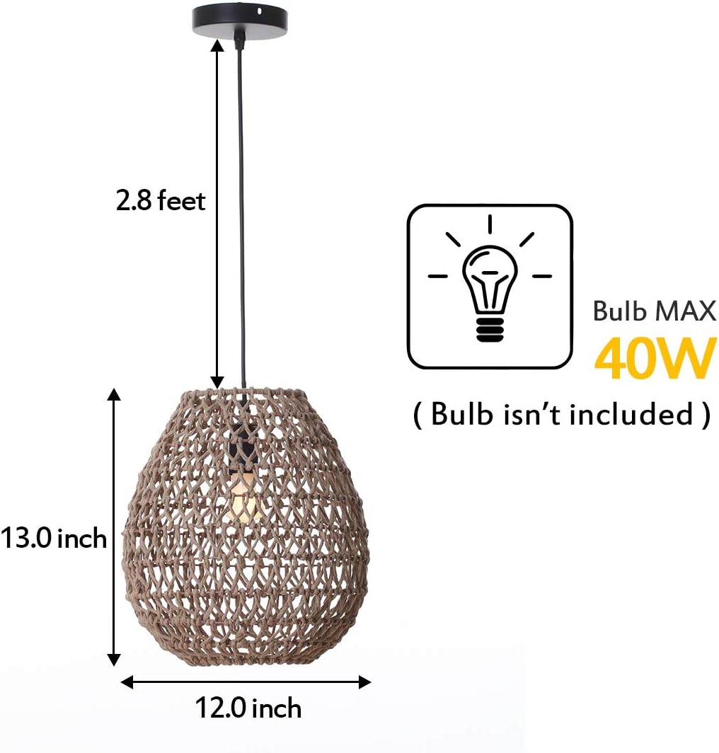 Buy 1 get 1 Hanging Lights Pendant Lighting Ceiling Light Fixture for Farmhouse Kitchen Island Living Room Restaurant