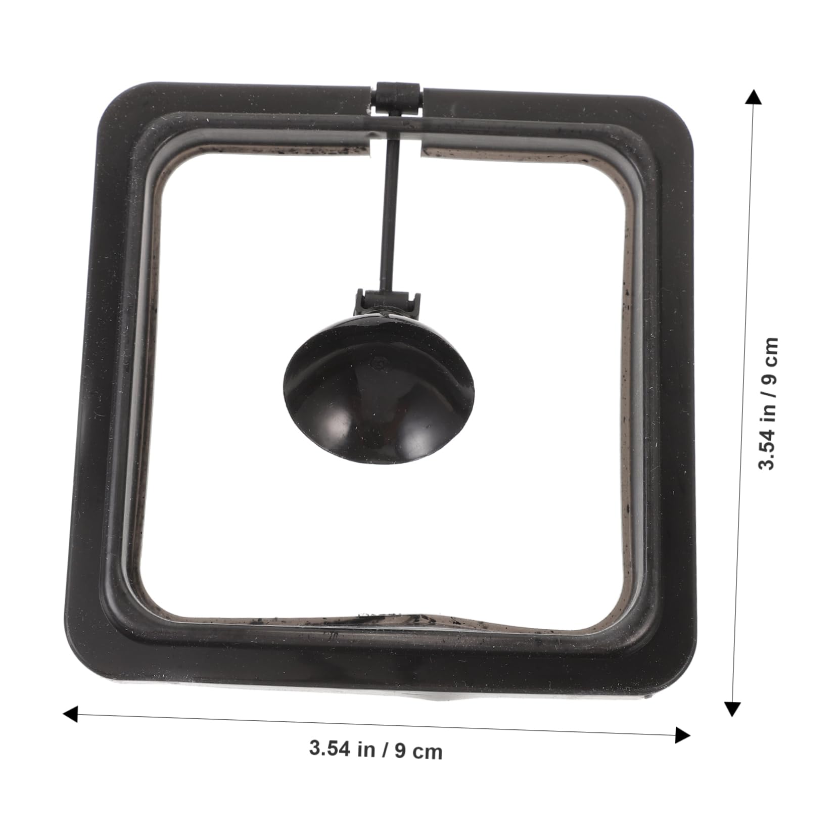 GANAZONO Fish Feeding Square Floating Food Square Floating Food Circle Aquarium Fish Feeder Fish Tank Ring Feeder Black