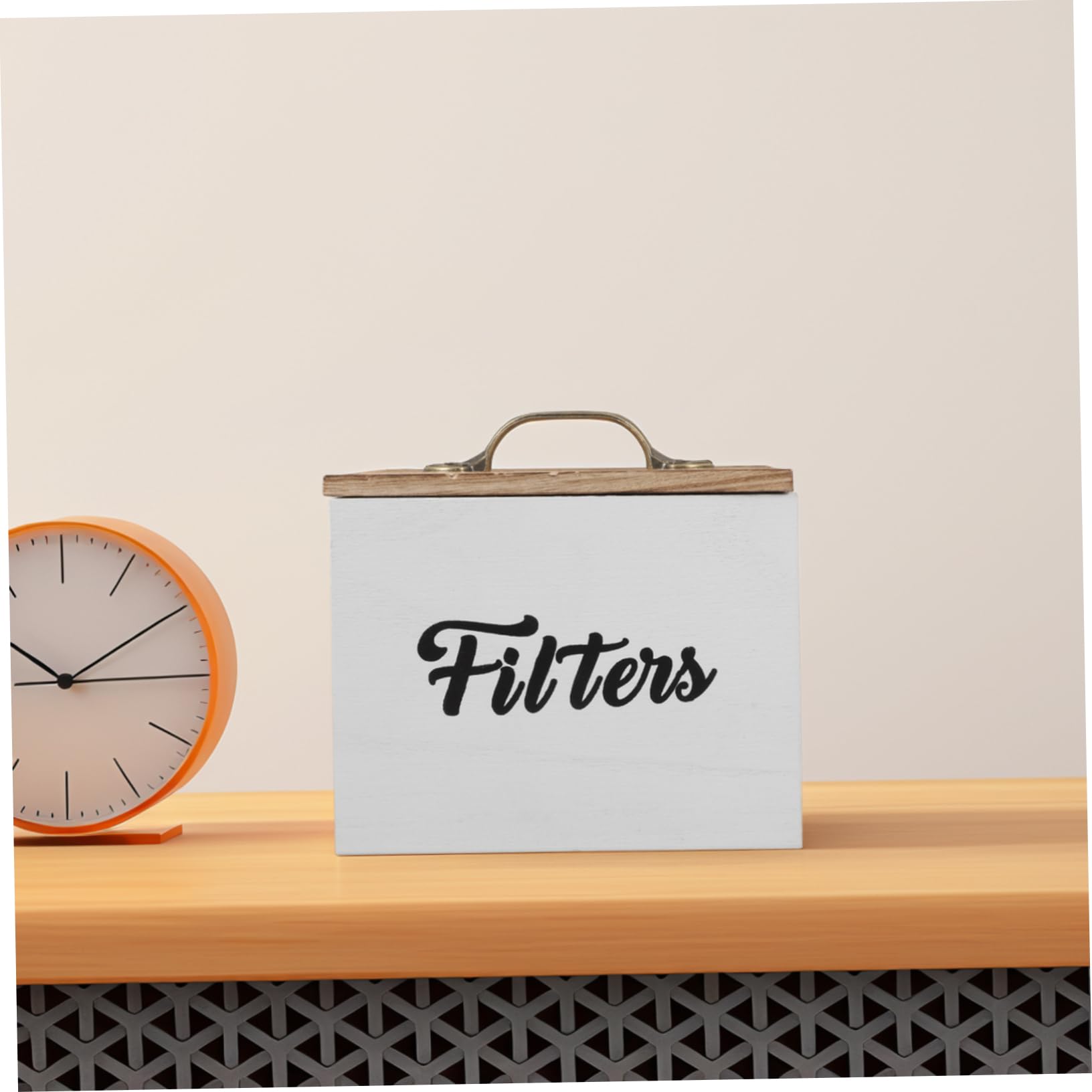 LABRIMP Caja de Madera con Tapa para Almacenamiento Organizado de Infusiones y Pequeños Objetos Caja Apilable para Cocina Hogar y Oficina Diseño Elegante y Portátil