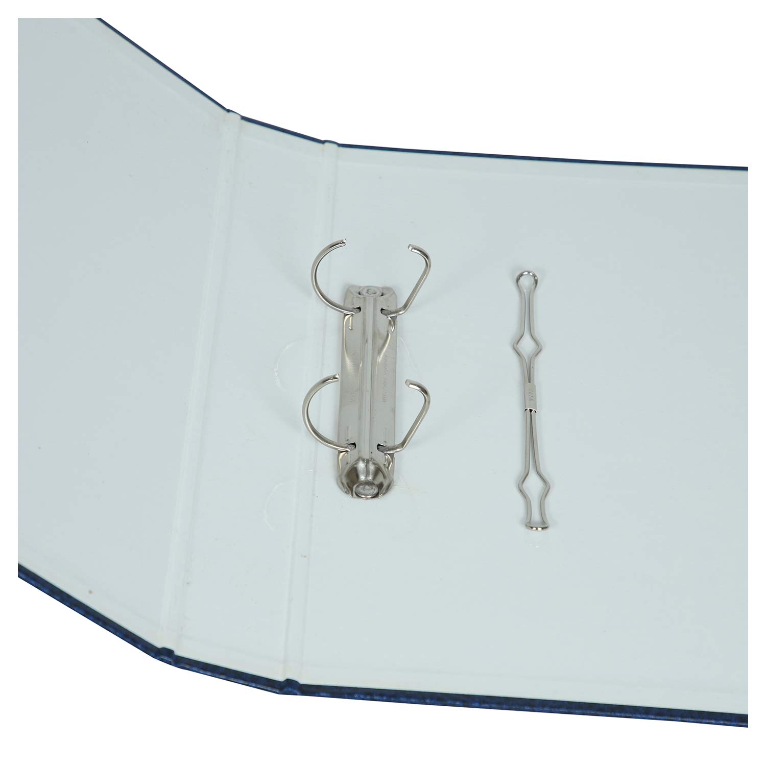Mahavir 2 raccoglitori ad anelli 2D di alta qualità, formato carta ministro (216 mm x 343 mm), 25 mm, clip placcata in nichel, copertina rivestita in vinile, confezione da 2 (rosso + blu)