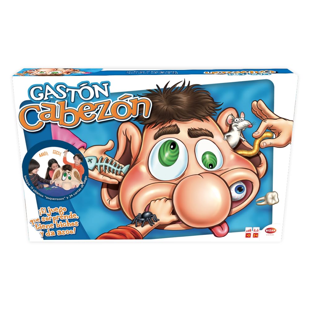 Bizak - Gaston Cabezon - Juego de Mesa para Niños, Juego Preescolar Divertido y Educativo Niños y Niñas - Desarrollo Cognitivo y Coordinación (64558519)