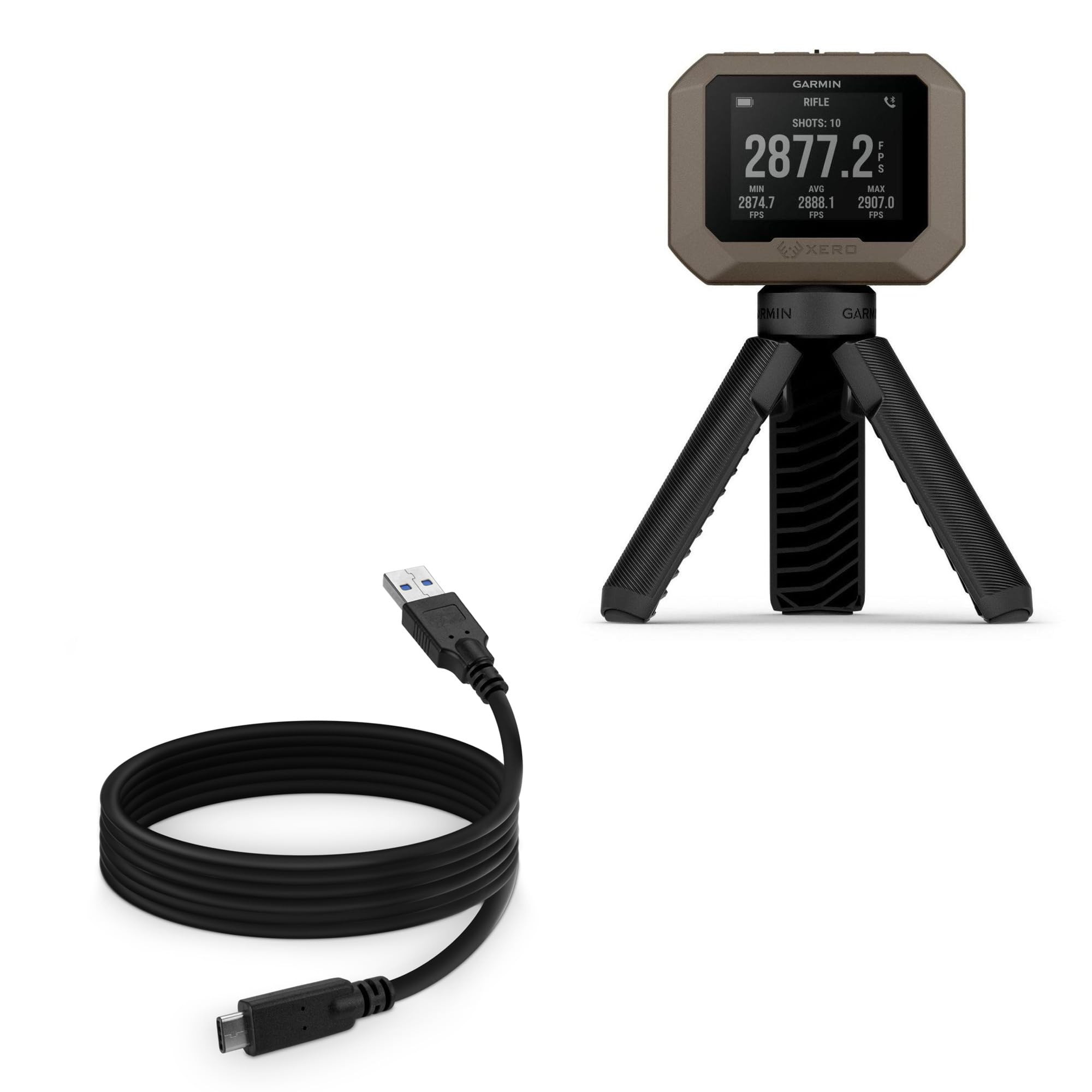 BoxWave USB-C Cable For Garmin Xero C1 Pro Chronograph - 6ft USB 3.0 Charge & Sync Cable