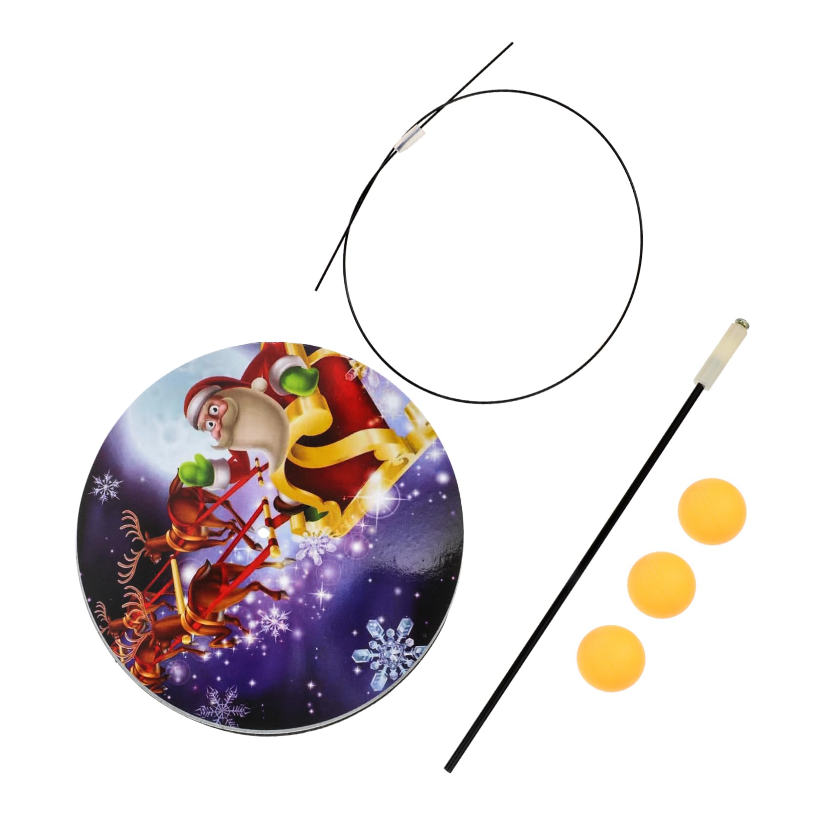 BELLIFFY 1 Set Indoor Table Tennis Training Tools Durable Elastic Shaft Game for Skill Development for Beginners Interactive Sports with High Stability Base