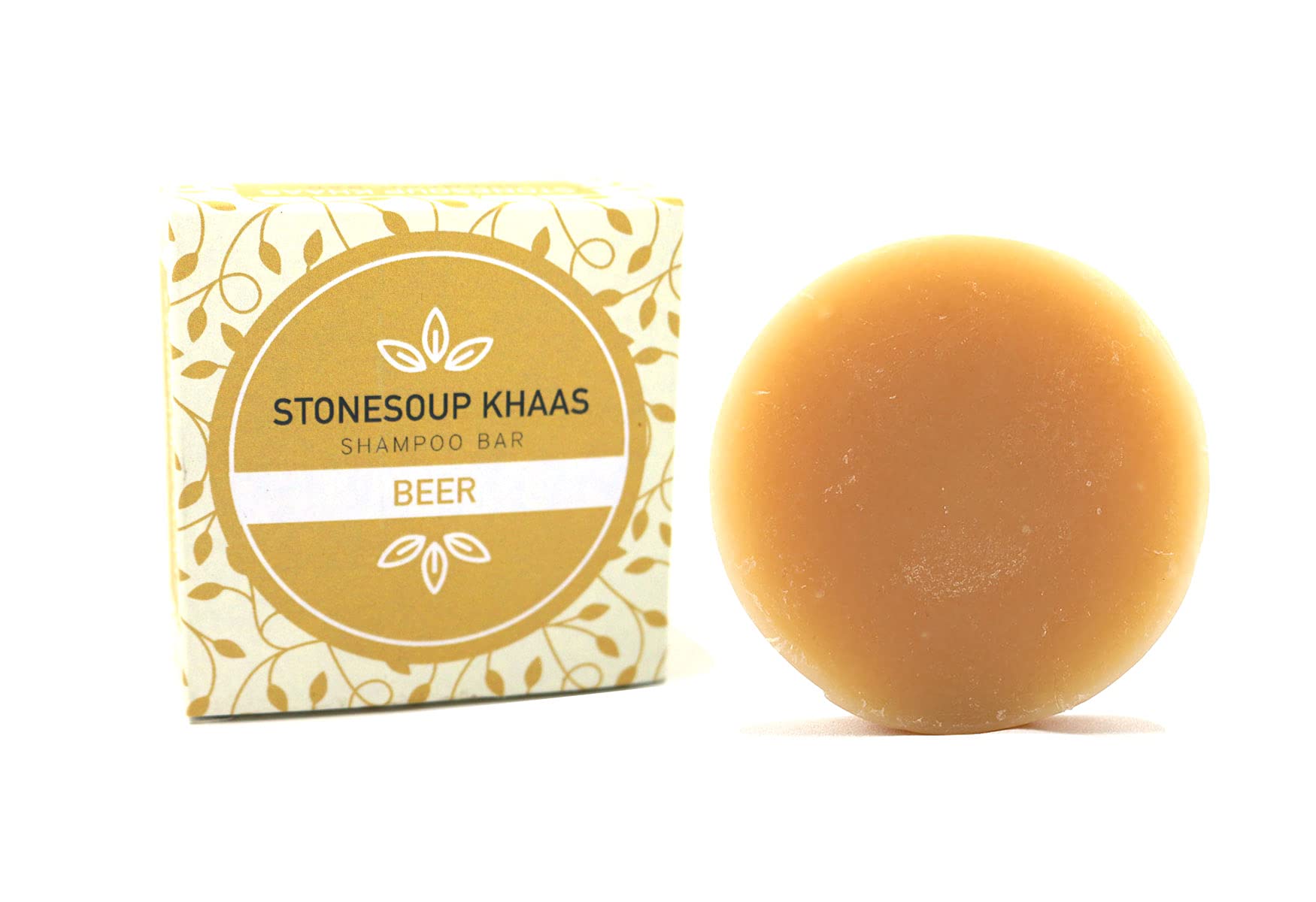 Stonesoup.inKhaas Shampoo Bar - Beer, 100 gm bar