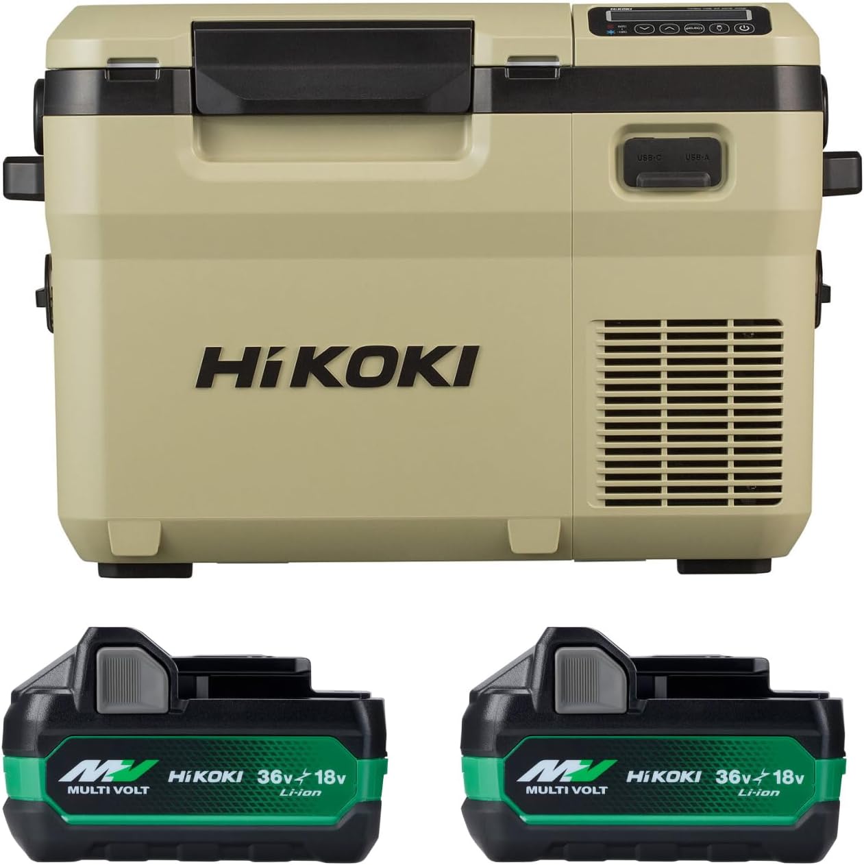 【電池+1個セット】【蓄電池合計2個】HiKOKI(ハイコーキ) 14.4V/18V/36V 充電式 10.5L 冷温庫 サンドベー