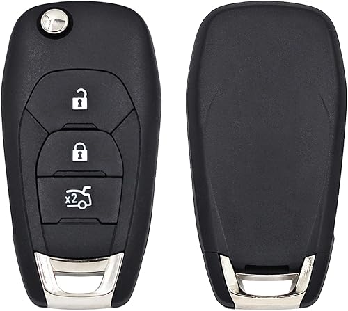 Miniatura 6 de Fundas para llavero de coche para Chevrolet Cruze 2014-2018, reemplazo de 3 botones plegable modificado remoto